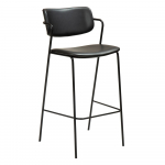 Mustast kunstnahast baaritooli , k&otilde;rgus 107 cm Zed - DAN-FORM Denmark