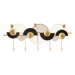 Kuldne ja must seinakinnitus Art - Mauro Ferretti