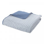 Sinine tepitud voodikate 220x230 cm Stripe - Catherine Lansfield