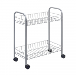 Liigutatav kahekorruseline riiul Greg, pikkus 41 cm - Metaltex