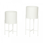 Metall lillepoti katted komplektis 2 tk &oslash; 25 cm Airy &ndash; H&uuml;bsch