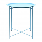 T&uuml;rkiissinine terasest kokkupandav aialaud , 46 x 46 x 52 cm - Esschert Design