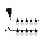 Valguskett pirnide arv 10 tk pikkus 300 cm Lucas Clear &ndash; Sirius