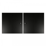 Must uks modulaarsele riiulis&uuml;steemile 2 tk 32x33 cm Mistral Kubus - Hammel Furniture