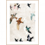 Maal 30x40 cm Abstract Birds - Malerifabrikken