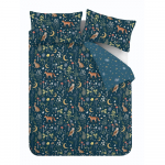 Tumesinine &uuml;heinimesevoodipesu 135x200 cm Enchanted Twilight - Catherine Lansfield