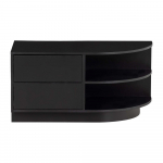 Must m&auml;nnipuidust telerilaud 78x40 cm Finca - WOOOD