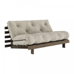 Beež linane diivanvoodi 160 cm Roots - Karup Design