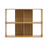 Tammedekooriga moodulriiulite s&uuml;steem 2 tk 101x76 cm Litto - Kave Home