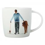 Valge portselanist kruus 400 ml Little Dog - Maxwell & Williams