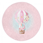 Roosa laste vaip &oslash; 120 cm Comfort - Mila Home