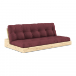 Burgundia v&auml;rvi diivanvoodi 196 cm Base - Karup Design