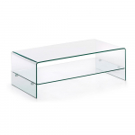 Klaasist diivanilaud 55x110 cm Burano - Kave Home