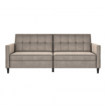 Beež sametist diivan 203 cm Hartford - St&oslash;raa