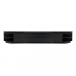 Must m&auml;nnipuidust modulaarne telerilaud 256x40 cm Finca - WOOOD