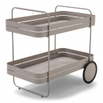 Metallist ratastega serveerimislaud 74x42 cm Gin & Trolley - Spinder Design