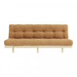 Helepruun-sinepiv&auml;rvi velvetist diivan 200 cm Lean - Karup Design