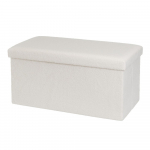 Valge bukleekangast tumba Ecru - Casa Selecci&oacute;n