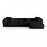 Must modulaarne nurgadiivan (parem nurk) Martina - Micadoni Home