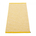 Sinepikollane sise/v&auml;lisvaip 60x125 cm Effi Mustard &ndash; Pappelina