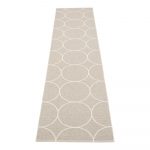 Kreem sise/v&auml;lisvaip 70x300 cm Boo Linen &ndash; Pappelina