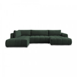 Roheline nurgadiivanvoodi panipaigaga (parempoolne/"U-kujuline) Fuji - Bobochic Paris