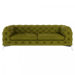 Roheline sametist diivan 225 cm Chelsea &ndash; Ropez