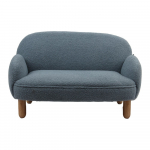 Beež bukleekangast laste diivan 89 cm Rocky - Vipack