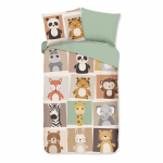 Laste mikrokiust pikendatud voodipesu &uuml;heinimesevoodile 140x220 cm Ranger - Good Morning