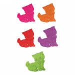 Laste libisemiskindlad vannimatid 5tk komplektis 11x12,5 cm Chatons - MSV