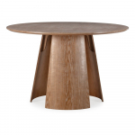 &Uuml;mmargune s&ouml;&ouml;gilaud tammepuust dekooriga &oslash; 120 cm Zuri - MOME