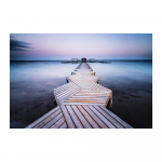 Maal 113x85 cm Twilight Pier - Styler
