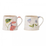Kreemid keraamilised kruusid 2tk komplektis 430 ml Camilla - Bloomingville