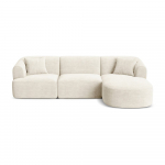 Beež velvetist nurgadiivan (parem nurk) Campi - Cosmopolitan Design