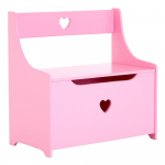 Roosa lastekapp pingiga 60x62x34 cm Pink Heart - Premier Housewares