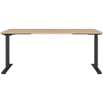 Reguleeritav t&ouml;&ouml;laud elektriliselt reguleeritava k&otilde;rguse ja tammepuust pealispinnaga 80x180 cm Lissabon - Germania