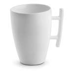Valge portselanist lattekruus 300 ml Squito - BonBistro
