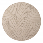 Beež &uuml;mmargune sise- ja &otilde;uevaip &oslash; 80 cm Nova 1203 - Ayyildiz Carpets
