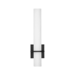 Valge/mattmust terasest LED-seinavalgusti Luca - Nova Luce