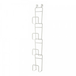 Valge k&auml;ekotihoidja koos uksehoidja ja 4 konksuga Sapporo - YAMAZAKI