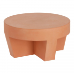 Vilena terrakota kohvilaud, ⌀ 60 cm - Kave Home