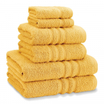 Kollased froteer&auml;tikud 6tk komplektis Zero Twist - Catherine Lansfield