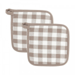 Puuvillased pajalapid 2tk komplektis Gingham - Tiseco Home Studio