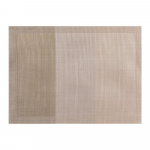 Pruun-hall taldrik, 45 x 33 cm Jacquard - Tiseco Home Studio