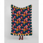 Tekk 130x170 cm Floral - Madre Selva
