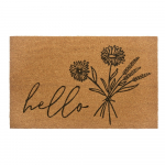 Kookosmatt 75x45 cm Hello & Flowers - Hanse Home