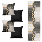 Lauajooksja ja 4 padjap&uuml;&uuml;ri komplekt Optic - Minimalist Cushion Covers