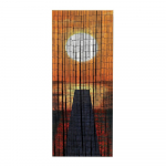 Oranž bambusest uksekardin 200x90 cm Sunset - Maximex