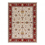Punane ja kreemjas vaip 140x200 cm Classic - Universal