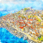 Maal 50x50 cm Dalmatien - Fedkolor